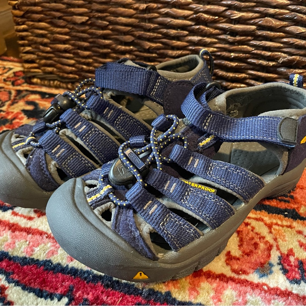 Keen Navy and Gray Kids Sandals